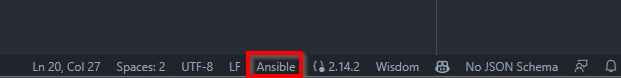 Ansible VSCode